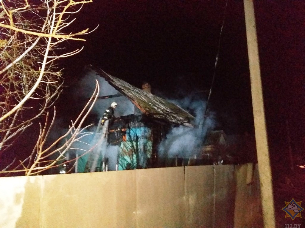 пожар в Рогачевском районе
