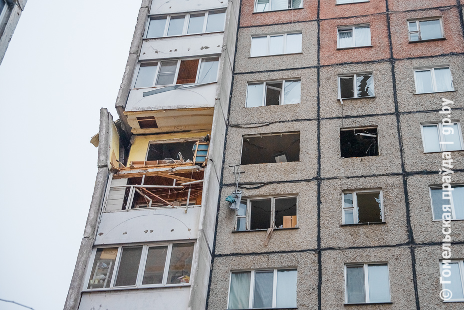 Масштаб повреждений: последствия взрыва газа в жилом здании.