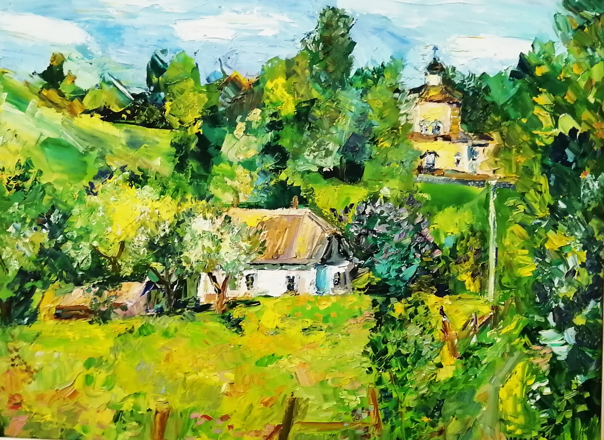 4. Юлия Пинежанинова ,,Пушгоры. Деревня Воронич,,.jpg 4. Юлия Пинежанинова ,,Пушгоры. Деревня Воронич,,.jpg