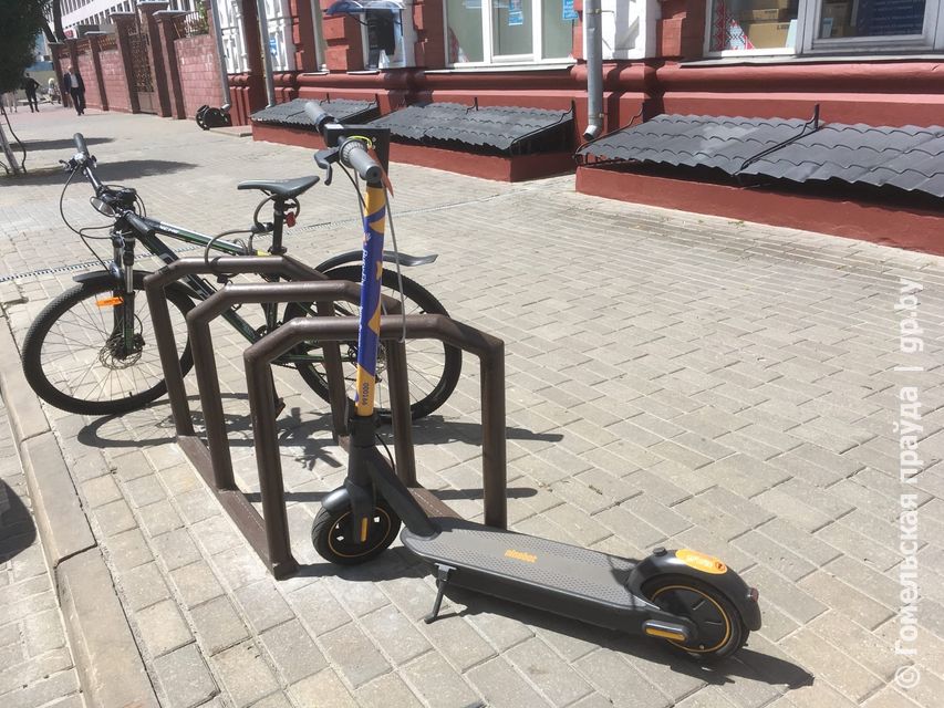 Кикшеринг в Гомеле