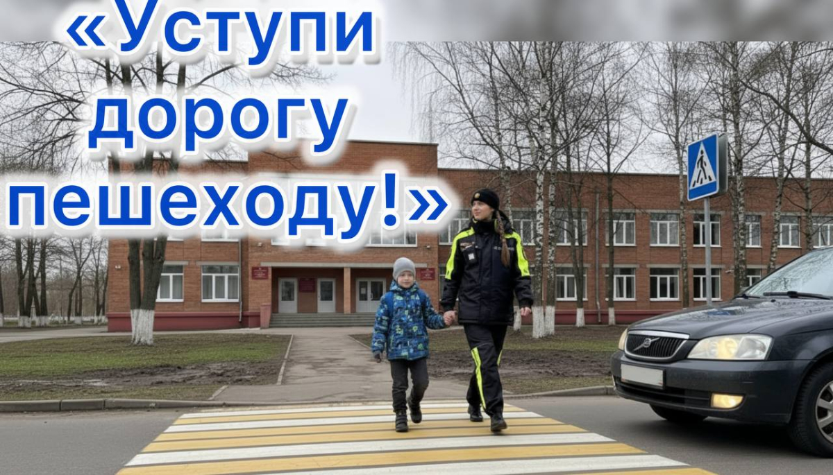 Профилактическое мероприятие Уступи дорогу пешеходу в Гомеле сотрудники ГАИ контролируют пешеходные переходы