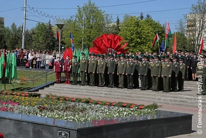 Всенародный праздник: митинг в честь героев Великой Отечественной войны в Гомеле