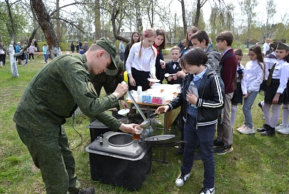 В Гомельском районе создали уникальную площадку для военно-полевых учений школьников