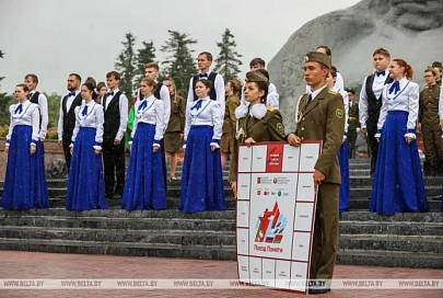 ФОТОФАКТ: Церемония старта проекта "Поезд Памяти"