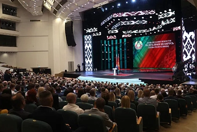 "Вы сапраўдныя нашчадкі пераможцаў". Выступление Лукашенко на торжественном собрании ко Дню Независимости Беларуси