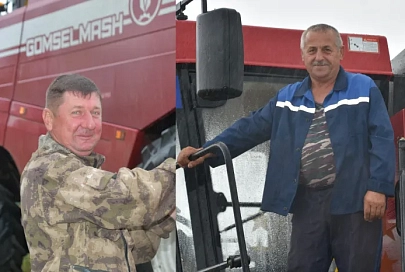 Новыя камбайны для самых працавітых з ААТ«Брагінка»