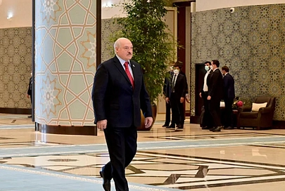 Лукашенко прибыл в конгресс-центр в Самарканде на саммит ШОС