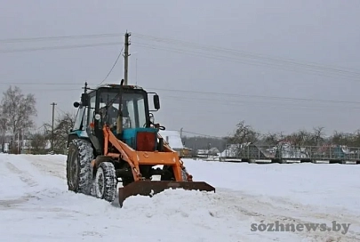 Как проходит уборка снега в Гомельской области