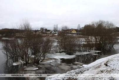 Талые воды подтопили дома и участки дорог в Гомельской и Могилевской областях