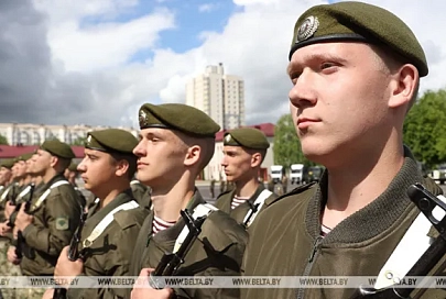 Глава государства: внутренние войска надежно стоят на защите интересов белорусского народа