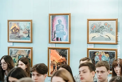 За мир. В картинной галерее Гавриила Ващенко открылась выставка рисунков «Хатынь глазами детей» 