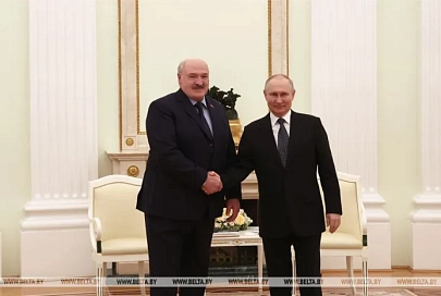 Встреча Лукашенко и Путина накануне ВГС в Москве завершилась глубоко за полночь
