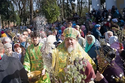 Как в Гомеле отпраздновали Вербное воскресенье?