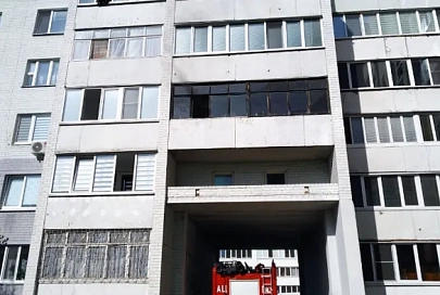 На пожаре в Мозыре работники МЧС спасли человека