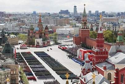 Президент Беларуси присутствовал на Параде Победы на Красной площади в Москве