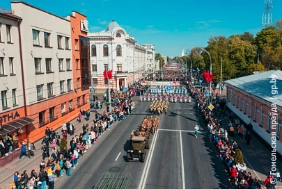 Праздничный марафон начался масштабной патриотической акцией «Беларусь помнит»
