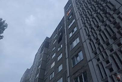 В Светлогорске на пожаре спасли шестерых человек