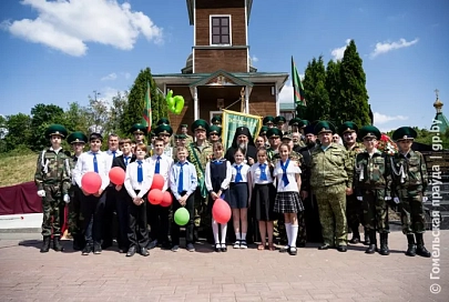 В Гомеле на территории храма Архангела Михаила заложили капсулу с землей с мест захоронения воинов-пограничников