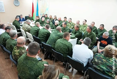 Из штаба на опорный пункт: председатели райисполкомов Гомельщины присоединились к военным сборам