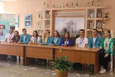 На Гомельщину вернулись школьники, которые приняли участие в проекте «Поезд Памяти»
