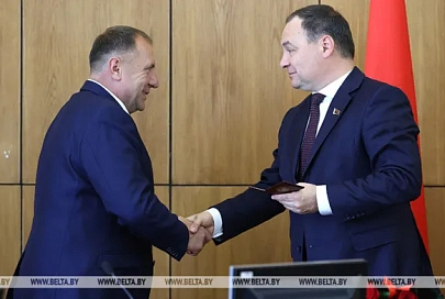 Головченко представил нового главу коллективу Минсельхозпрода