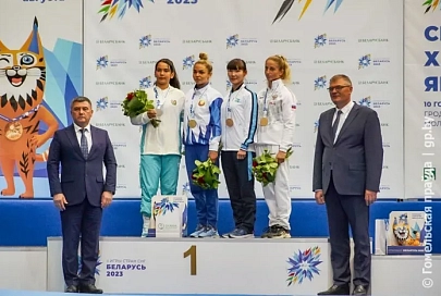 Итоги первого дня соревнований по самбо в Жлобине в рамках II Игр стран СНГ