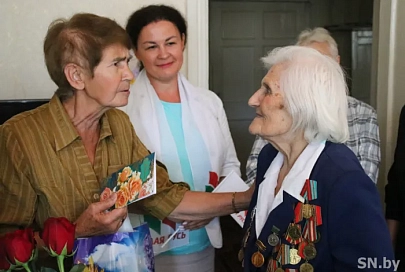 Ветерану войны и труда Тамаре Шевцовой исполнилось 95 лет