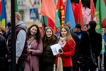 Торжественный митинг, посвященный 105-летию комсомола, прошел в Гомеле