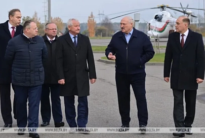 Лукашенко после посещения БелАЭС приехал в Островец