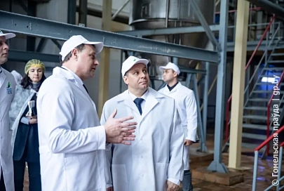 Переосмыслить подходы и больше работать над качеством... Помощник Президента – инспектор по Гомельской области Юрий Горлов посетил предприятие "Милкавита"