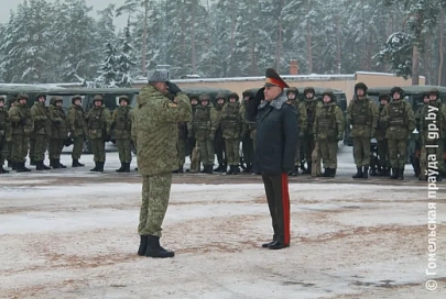 Завершено формирование маневренной группы  Мозырского пограничного отряда