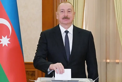 ЦИК Азербайджана: Алиев побеждает на выборах президента с 92,05% голосов