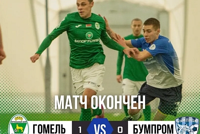 Футбольный "Гомель" победил в товарищеском матче "Бумпром"