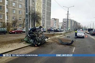 В Мозыре произошло ДТП, серьезных травм никто не получил