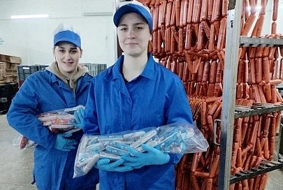 На Жлобинском мясокомбинате впервые работает студенческий производственный отряд