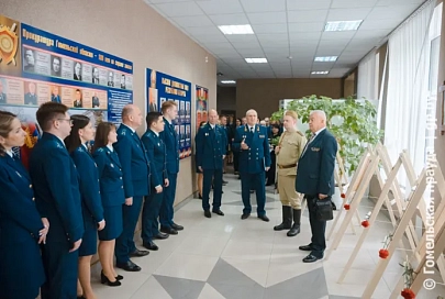Разделили судьбу страны. В прокуратуре Гомельской области открылась выставка «По законам военного времени. Прокуроры Гомельщины на войне»