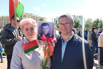С огромной благодарностью в сердцах. В Калинковичах ярко отпраздновали День Победы