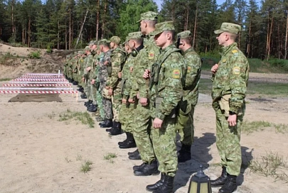Мозырский пограничный отряд — бронзовый победитель чемпионата органов пограничной службы по военному троеборью