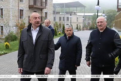 Лукашенко и Алиев посетили возрождаемые территории Азербайджана