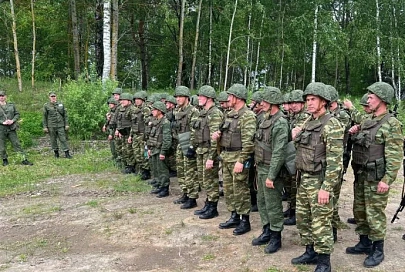 В Речицком районе продолжается учебный сбор войск территориальной обороны