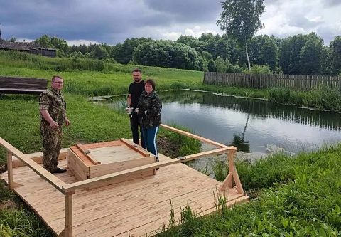 За чистой водой – в Залесье: в Чечерском районе благоустроили родник