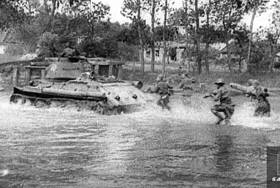 Операция "Багратион": архивные кадры освобождения Беларуси летом 1944-го. На пути к Минску