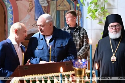 Лукашенко и Путин встретились на острове Валаам