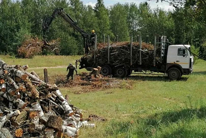 Жители Жлобинского района продолжают наводить порядок после разгула стихии