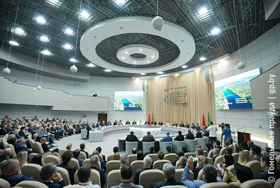 Контакты в контракты и дружба без срока давности. На пленарном заседании XVIII Гомельского экономического форума обсудили совместные проекты, развитие кооперационных и дружеских связей
