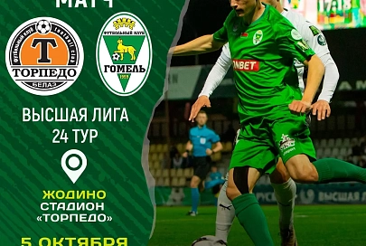 С кем сыграют "Гомель" и мозырская "Славия" в 24-м туре чемпионата Беларуси по футболу 2024