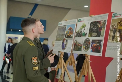 Знай наших: в рамках «Марафона единства» в Гомеле гостила выставка БелТА «Суверенная Беларусь»