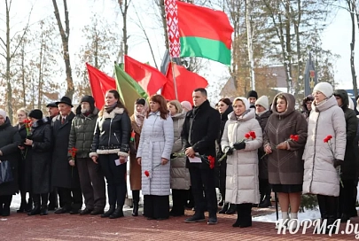  Корма отметила 81-летие освобождения от немецко-фашистских захватчиков