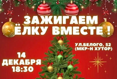 Акция «Зажигаем ёлку вместе!» состоится во всех районах Гомеля