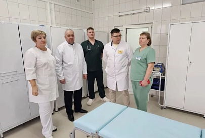 В Добрушской ЦРБ завершен ремонт отделения анестезиологии и реанимации